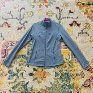 LuluLemon Define Jacket Pastel Blue Size 8 Zipper Pockets